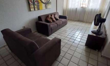 Apartamento Mobiliado para Locação em João Pessoa, Manaíra, 2 dormitórios, 1 suíte, 1 banheiro, 1 vaga