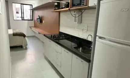 Apartamento Mobiliado para Venda em Cabedelo, Intermares, 1 dormitório, 1 banheiro