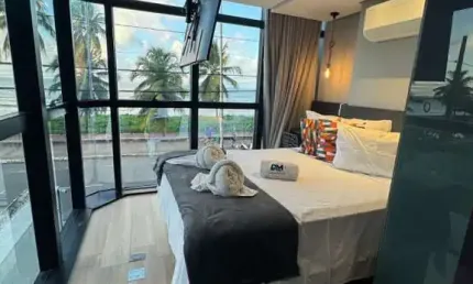 Apartamento mobiliado para venda em joão pessoa, cabo branco, 1 dormitório, 1 banheiro