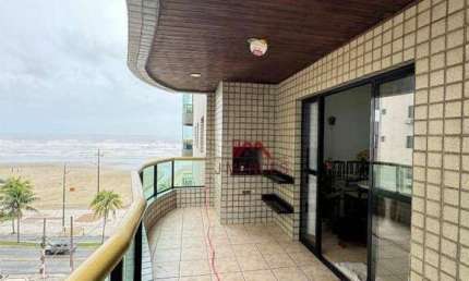 Apartamento com 2 dormitórios para alugar, 114 m² por R$ 4.000,00/mês - Aviação - Praia Grande/SP