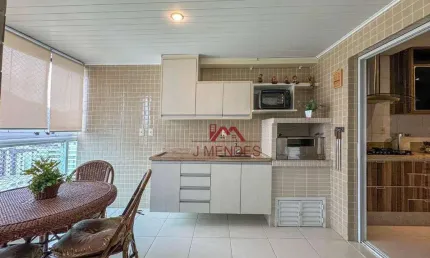 Apartamento com 3 dormitórios à venda, 173 m² por R$ 1.550.000,00 - Canto do Forte - Praia Grande/SP