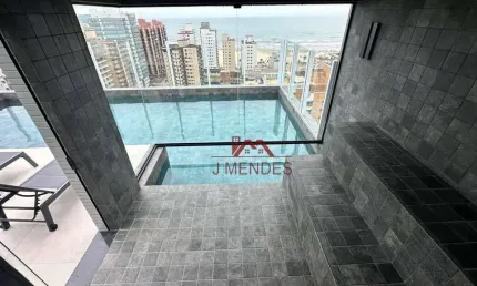 Apartamento com 2 dormitórios à venda, 67 m² por r$ 550.000,00 - vila guilhermina - praia grande/sp