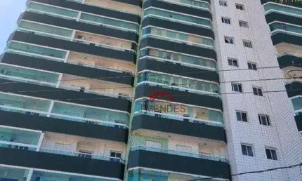 Apartamento com 2 dormitórios para alugar, 65 m² por R$ 3.200,00/mês - Maracanã - Praia Grande/SP