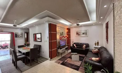 Apartamento com 2 dormitórios à venda, 93 m² por R$ 639.000,00 - Tupi - Praia Grande/SP