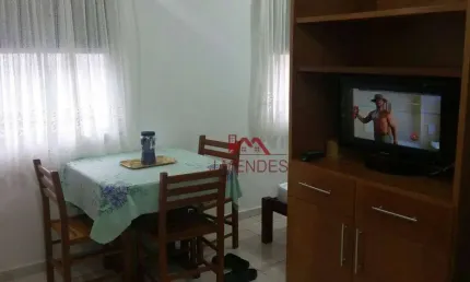 Kitnet com 1 dormitório à venda, 32 m² por r$ 145.000,00 - vila balneária - praia grande/sp