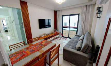 Apartamento com 2 dormitórios à venda, 55 m² por R$ 535.000,00 - Caiçara - Praia Grande/SP