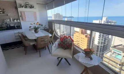 Apartamento com 3 dormitórios à venda, 124 m² por r$ 950.000 - aviação - praia grande/sp