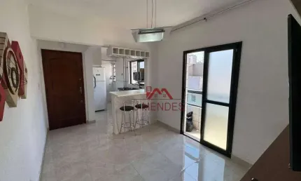 Apartamento com 1 dormitório à venda, 33 m² por R$ 240.000,00 - Canto do Forte - Praia Grande/SP