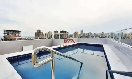 Apartamento com 2 dormitórios à venda, 60 m² por R$ 420.000,00 - Vila Guilhermina - Praia Grande/SP