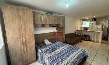 Kitnet com 1 dormitório à venda, 30 m² por R$ 180.000,00 - Aviação - Praia Grande/SP