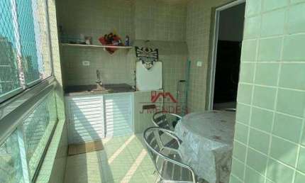 Apartamento com 2 dormitórios para alugar, 79 m² por R$ 3.200,00/mês - Aviação - Praia Grande/SP