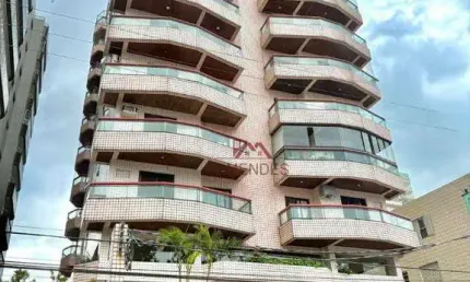 Apartamento com 2 dormitórios à venda, 91 m² por r$ 435.000,00 - tupi - praia grande/sp