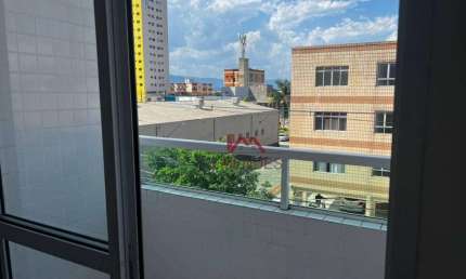 Apartamento com 2 dormitórios à venda, 55 m² por R$ 330.000 - Vila Assunção - Praia Grande/SP