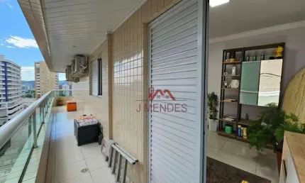 Apartamento com 3 dormitórios à venda, 134 m² por r$ 870.000,00 - vila guilhermina - praia grande/sp