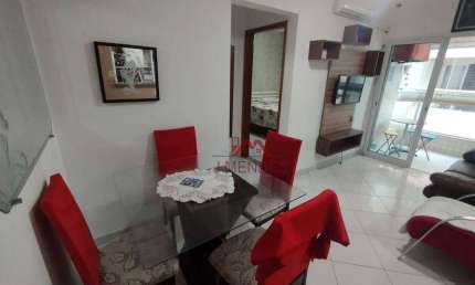 Apartamento com 1 dormitório à venda, 43 m² por R$ 340.000,00 - Aviação - Praia Grande/SP
