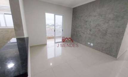 Apartamento com 2 dormitórios à venda, 55 m² por R$ 270.000,00 - Vila Antártica - Praia Grande/SP