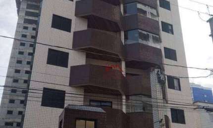 Apartamento com 2 dormitórios para alugar, 81 m² por R$ 2.900/mês - Aviação - Praia Grande/SP