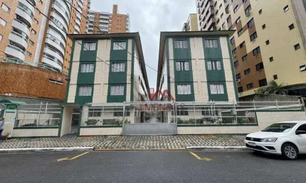 Apartamento com 2 dormitórios à venda, 53 m² por R$ 345.000,00 - Canto do Forte - Praia Grande/SP