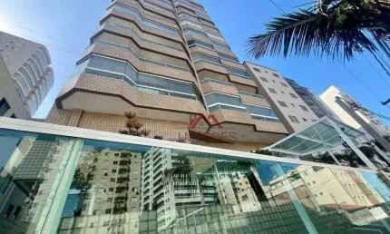 Apartamento com 1 dormitório à venda, 54 m² por r$ 299.000 - aviação - praia grande/sp