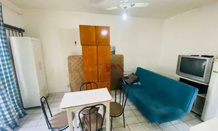 Apartamento com 1 dormitório para alugar, 32 m² por r$ 1.200,00/mês - ocian - praia grande/sp