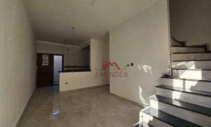 Sobrado com 2 dormitórios à venda, 62 m² por r$ 370.000,00 - vila guilhermina - praia grande/sp