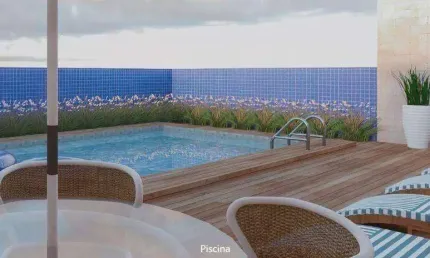 Apartamento com 2 dormitórios à venda, 59 m² por R$ 508.000,00 - Macuco - Santos/SP