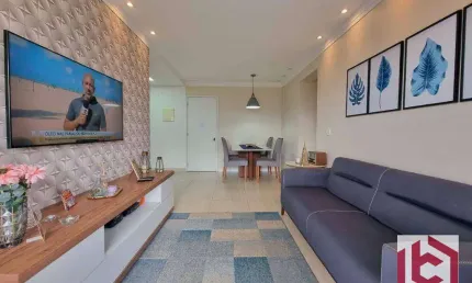 Apartamento com 2 dormitórios à venda, 70 m² por R$ 460.000,00 - Vila Valença - São Vicente/SP