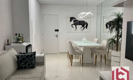 Apartamento com 1 dormitório à venda, 55 m² por R$ 730.000,00 - Pompéia - Santos/SP