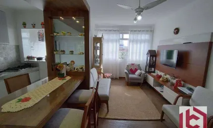 Apartamento com 2 dormitórios à venda, 73 m² por R$ 475.000,00 - Embaré - Santos/SP