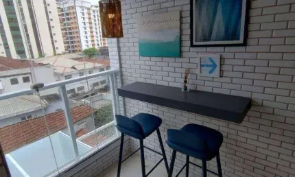 Apartamento à venda, 70 m² por r$ 960.000,00 - boqueirão - santos/sp