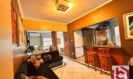 Apartamento com 1 dormitório à venda, 45 m² por r$ 475.000,00 - aparecida - santos/sp