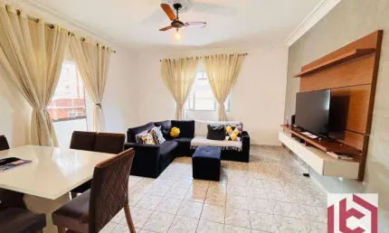 Apartamento com 2 dormitórios à venda, 105 m² por R$ 465.000,00 - Campo Grande - Santos/SP