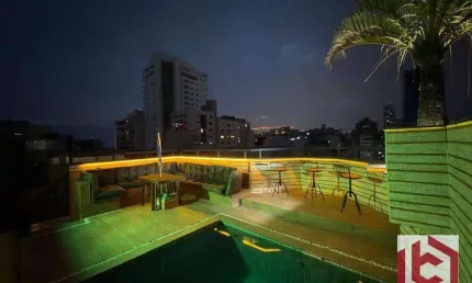 Cobertura com 3 dormitórios à venda, 137 m² por R$ 1.900.000,00 - Aparecida - Santos/SP