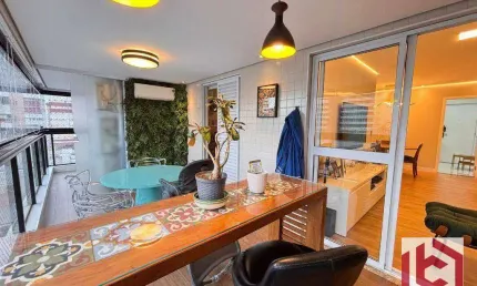 Apartamento a venda em santos. bairro do gonzaga. castell di san nicolau.