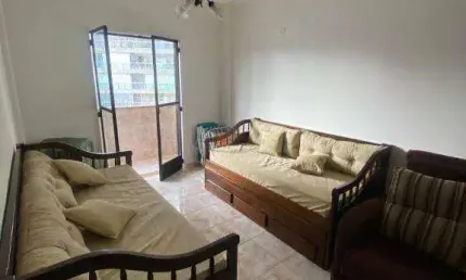 Kitnet para alugar prédio frente mar, 43 m² por R$ 1.600,00 + ENCARGOS/mês - Pompéia - Santos/SP
