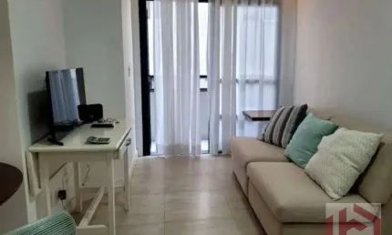 Apartamento com 1 dormitório à venda, 48 m² por r$ 530.000,00 - pompéia - santos/sp