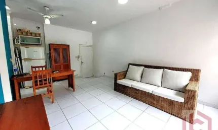 Apartamento com 1 dormitório à venda, 51 m² por R$ 371.000,00 - Pompéia - Santos/SP