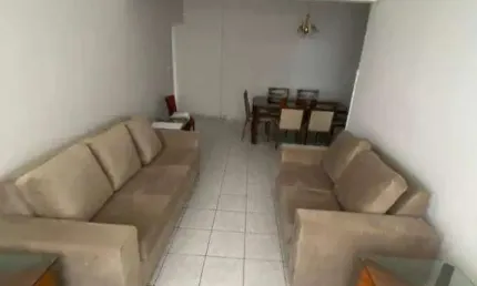 Apartamento com 2 dormitórios + dep de empregada para alugar, 107 m² por R$ 2.500 + encargos/mês - José Menino - Santos/SP