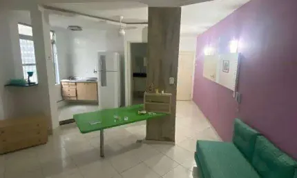 Apartamento com 1 dormitório, 1 quadra da praia,  para alugar, 47 m² por R$ 2.500 + ENCARGOS/mês - Boqueirão - Santos/SP
