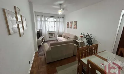 Apartamento com 1 dormitório à venda, 62 m² por R$ 370.000,00 - Gonzaga - Santos/SP