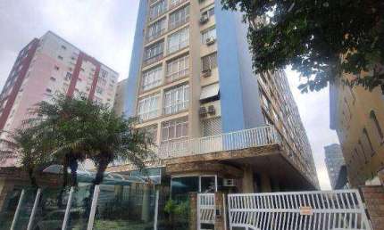 Kitnet com 1 dormitório para alugar, 31 m² por R$ 1.600 (PACOTE)/mês - Boqueirão - Santos/SP