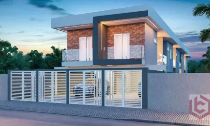 Casa com 2 dormitórios à venda, 56 m² por r$ 338.820,00 - parque bitaru - são vicente/sp