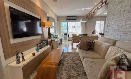 Apartamento com 1 dormitório à venda, 64 m² por r$ 742.000,00 - pompéia - santos/sp