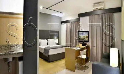 Hotel araucária plaza disponível para venda com 42m², 01 dorm e 01 vaga de garagem