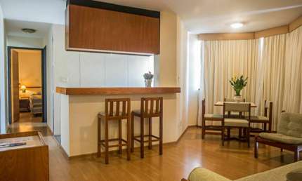 Baden Baden para locação em Congonhas 48m², 1 dorm e 1 vaga de garagem.