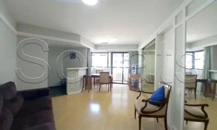 Flat disponível para locação próximo a Avenida Paulista, Metrô Consolação e a Rua Augusta.