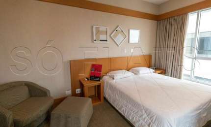 Flat studio Wyndham Nortel em Santana para locação com 1 dormitório.