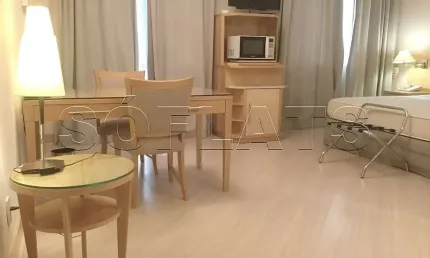 Flat innside higienópolis para venda com 27m² c/ sacada 01 dorm e 01 vaga de garagem