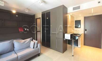 Flat Melia Ibirapuera disponível para venda com 27m², 01 dorm e 01 vaga de garagem