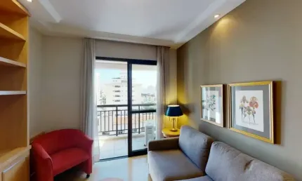 Flat Estanconfor Moema disponível para venda com 38m² e 01 vaga de garagem